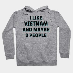 I Like Vietnam And Maybe 3 People Hoodie